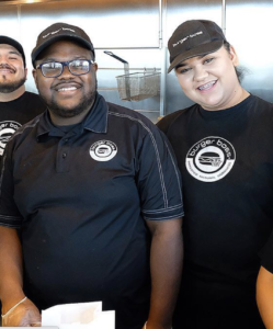 Members of the Burger Boss team