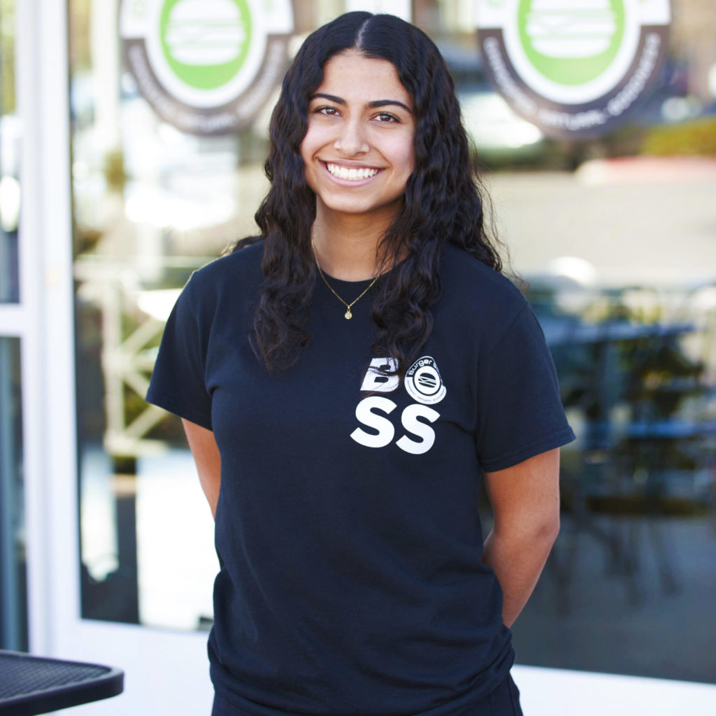 A Burger Boss team member