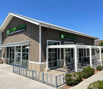 Burger Boss Exterior Tustin at an angle