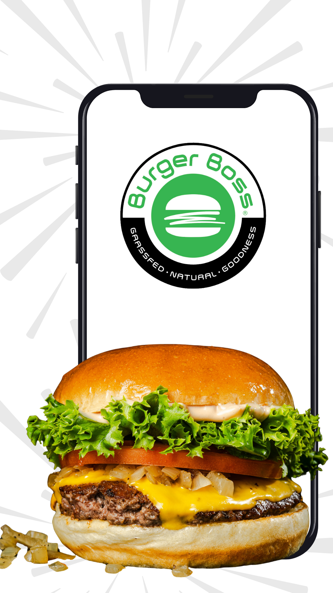 Burger Boss Logo and Burger