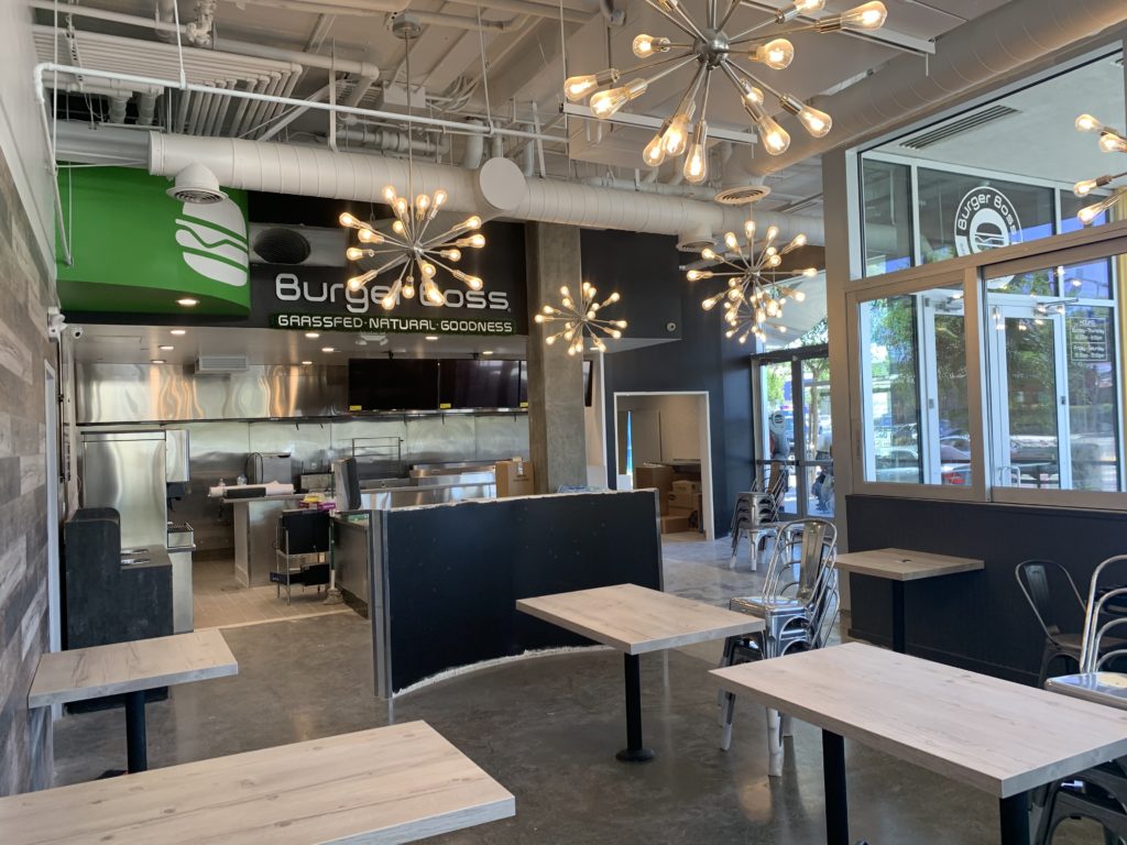 Burger Boss restaurant interior
