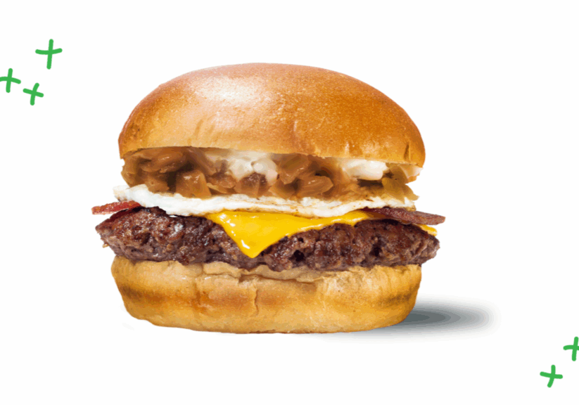 Breakfast Burger at Burger Boss